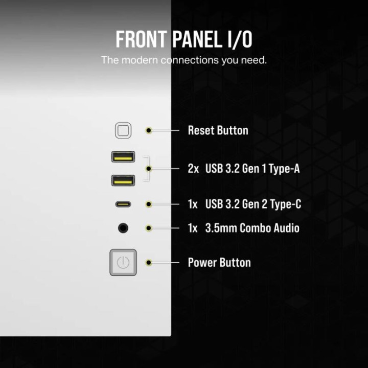 CORSAIR 2500X BLANC 
