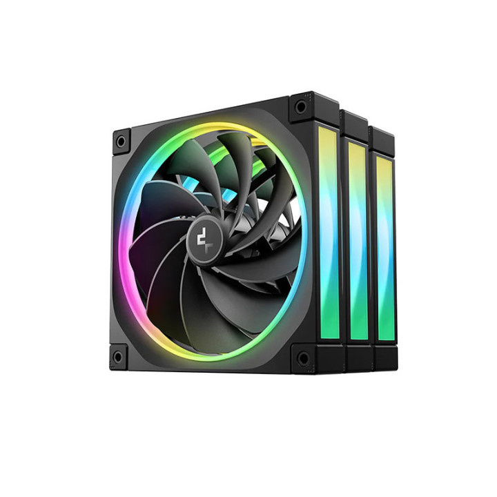 DEEPCOOL FL14R BOITIER PC VENTILATEUR 14 CM NOIR 3 PIECE(S) 