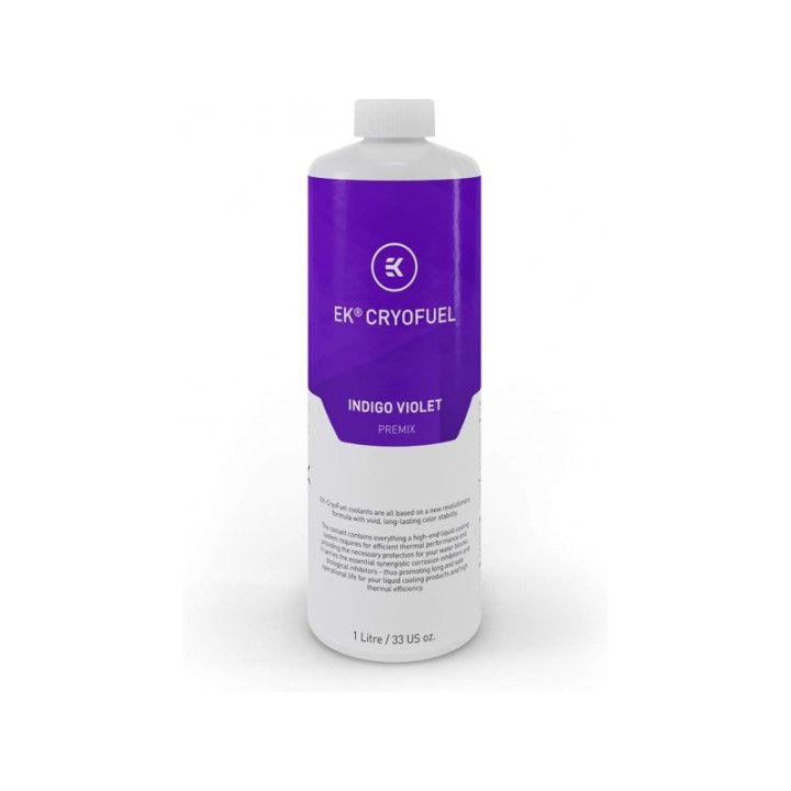 EK WATER BLOCKS LIQUIDE EK-CRYOFUEL PREMIX. INDIGO VIOLET - 1000ML 