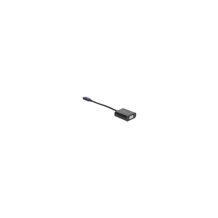 GENERIQUE ADAPTATEUR USB-C MALE - VGA FEMALE ANTHRACITE 
