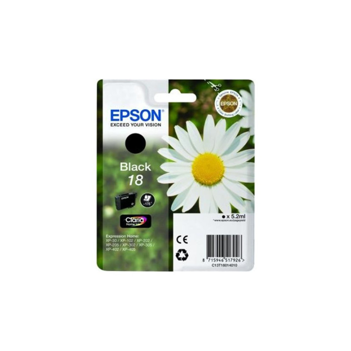 EPSON CARTOUCHE T1801 NOIR 
