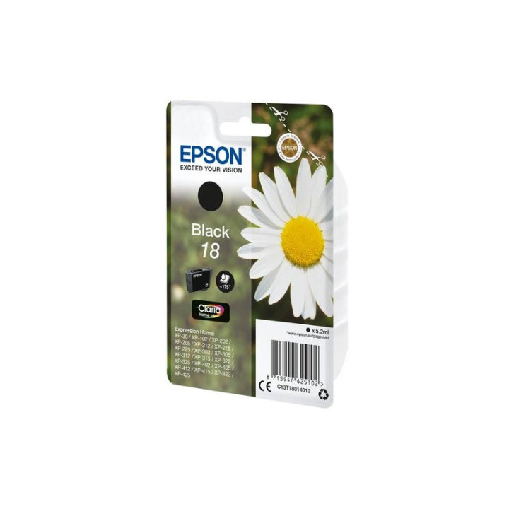 EPSON CARTOUCHE T1801 NOIR 