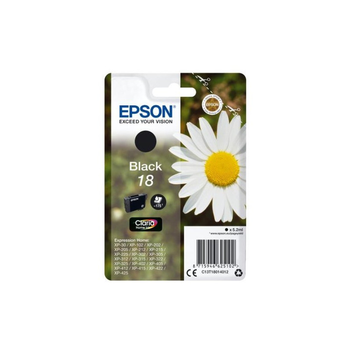 EPSON CARTOUCHE T1801 NOIR 