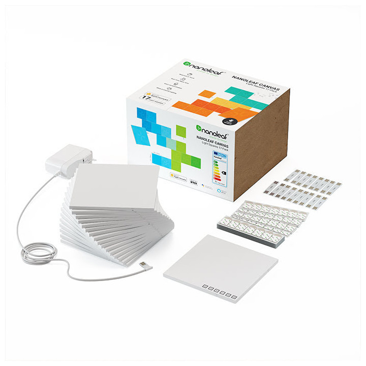 NANOLEAF CANVAS STARTER KIT - 17 PIECES 