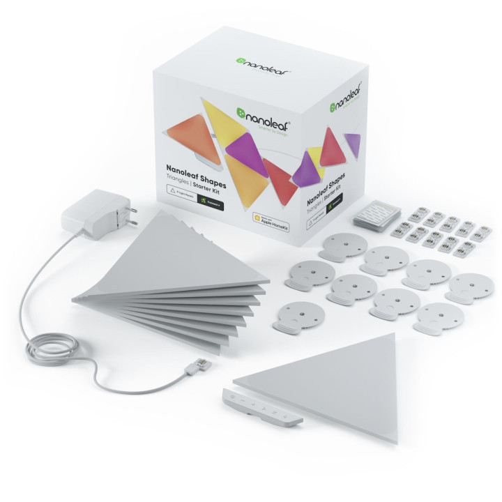 NANOLEAF SHAPES TRIANGLES STARTER KIT - 9 PIECES 