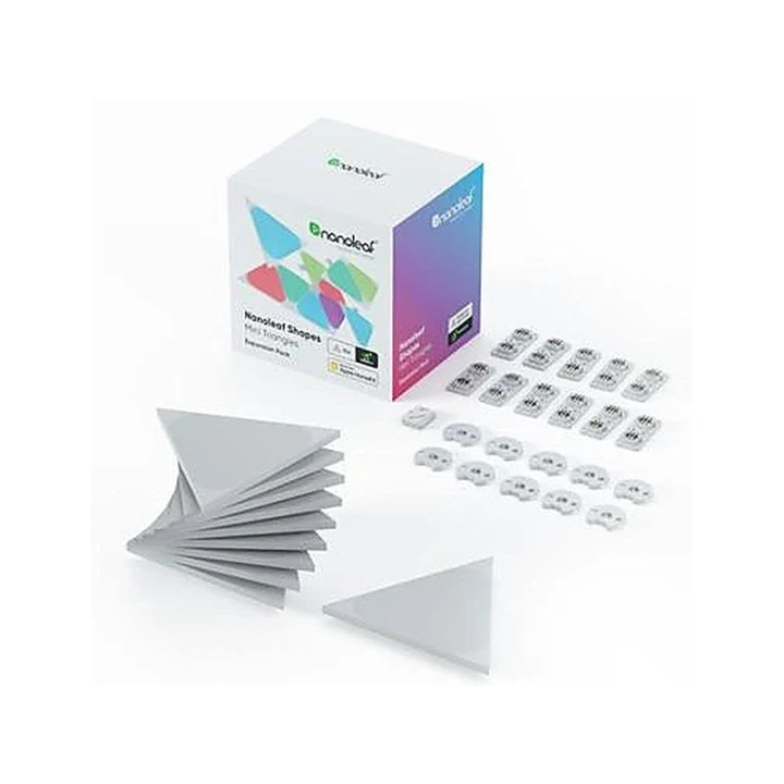 NANOLEAF SHAPES MINI TRIANGLES PACK EXPANSION - 10 PIECES 