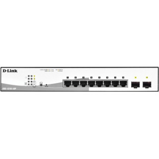 D-LINK 8 PORTS POE GIGABIT + 2 PORTS SFP - MANAGEABLE 