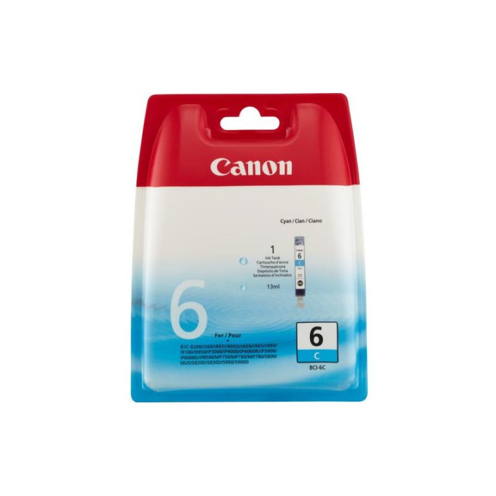 Canon BCI-6C Original Cyan 1 pièce(s)