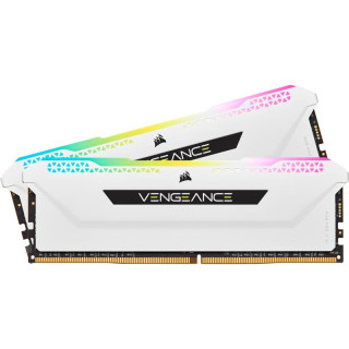 CORSAIR CMH32GX4M2E3200C16W RGB (2X16GO DDR4 3200 PC25600) 