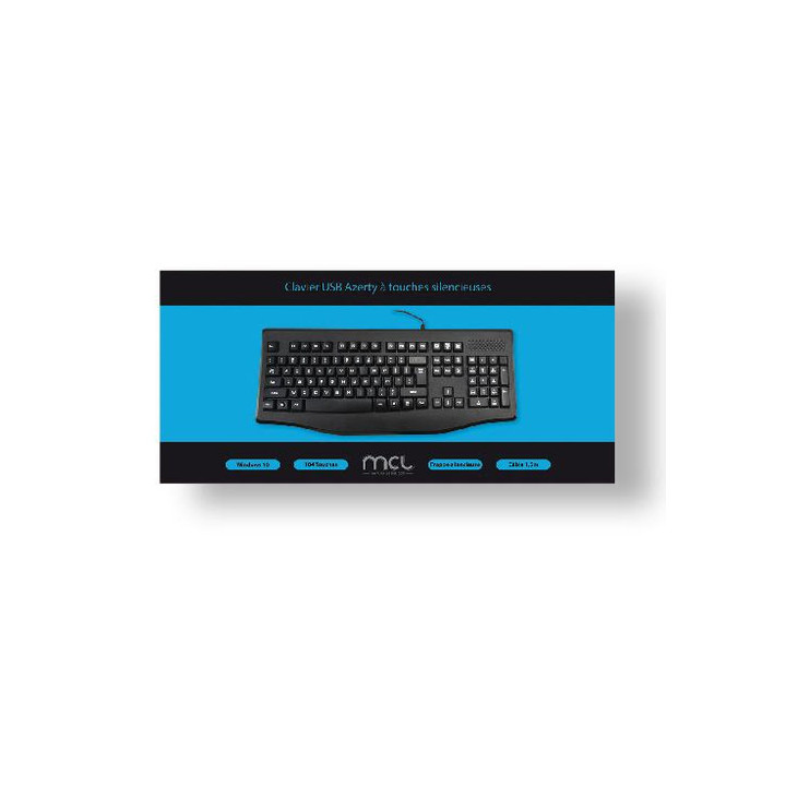 MCL SAMAR MICRO CABL WIRED USB AZERTY KEYBOARD 
