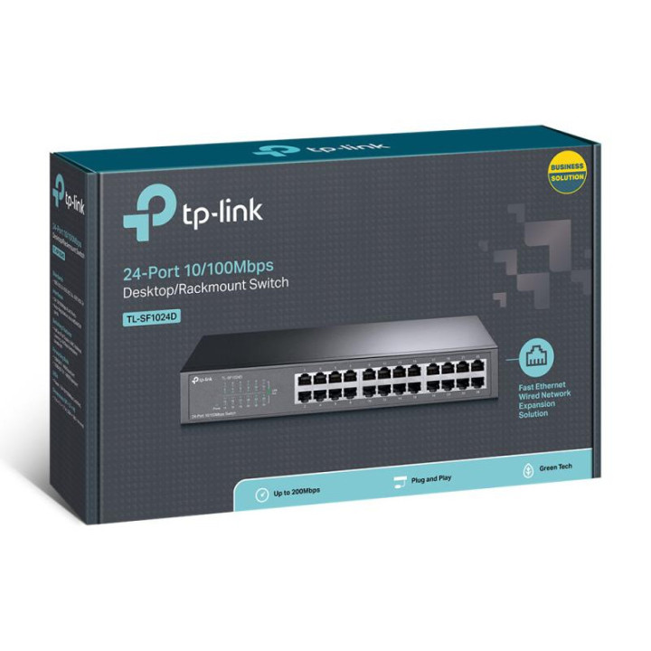 TP-LINK TL-SF1024D 24-PORT SWITCH RJ45 