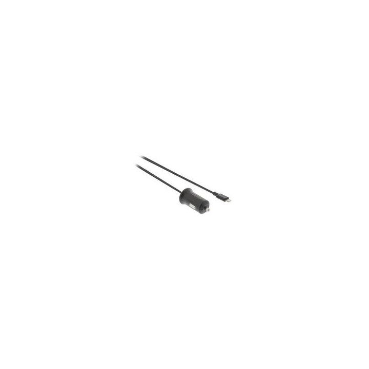 GENERIQUE CHARGEUR VOITURE 2.4 A APPLE LIGHTNING NOIR 