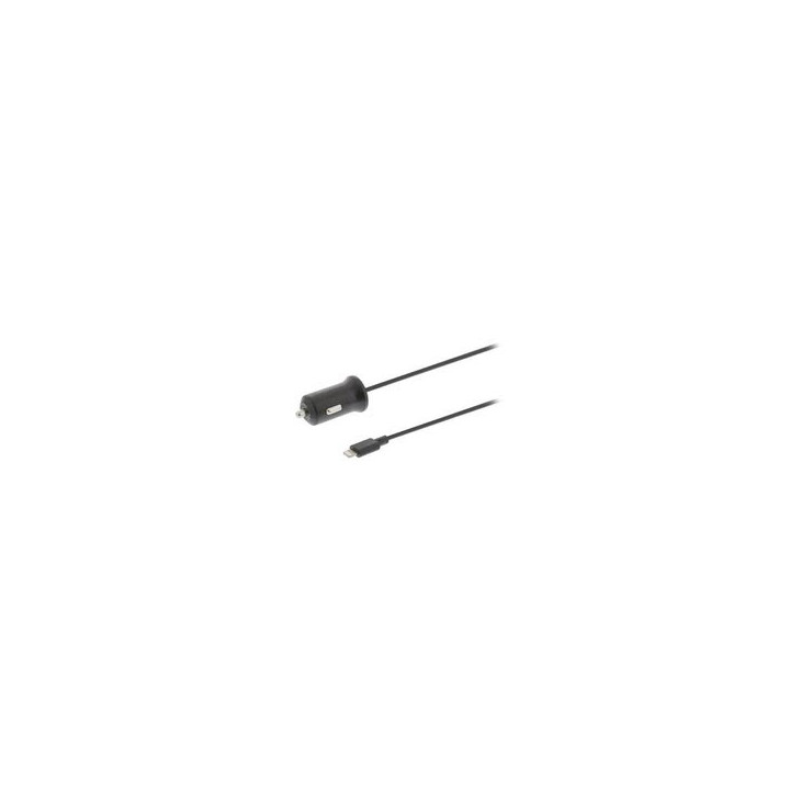 GENERIQUE CHARGEUR VOITURE 2.4 A APPLE LIGHTNING NOIR 