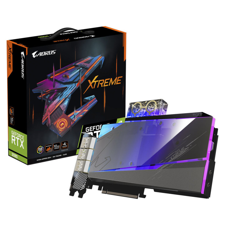 GIGABYTE AORUS RTX 3080 XTREME WATERFORCE WB 10G LHR 
