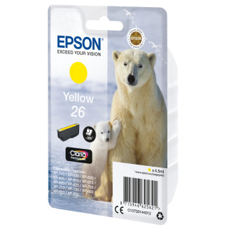 EPSON CARTOUCHE D'ENCRE JAUNE 26 - T2614 