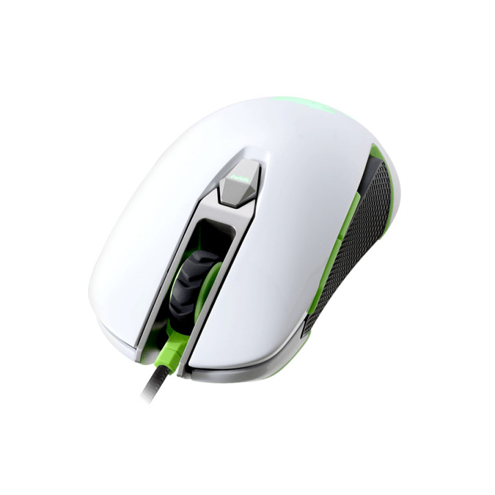 COUGAR 450M BLANC SOURIS FILAIRE - DROITIER - CAPTEUR O 