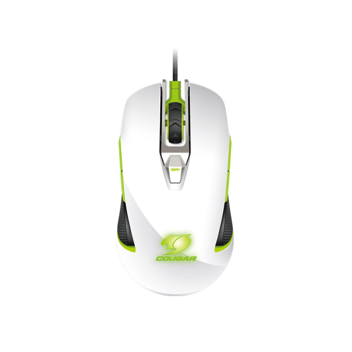 COUGAR 450M BLANC SOURIS FILAIRE - DROITIER - CAPTEUR O 