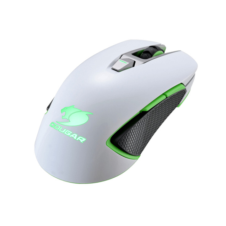 COUGAR 450M BLANC SOURIS FILAIRE - DROITIER - CAPTEUR O 