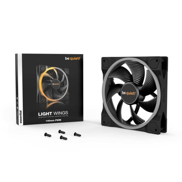 BE QUIET! LIGHT WINGS 140MM PWM ARGB - BL074 