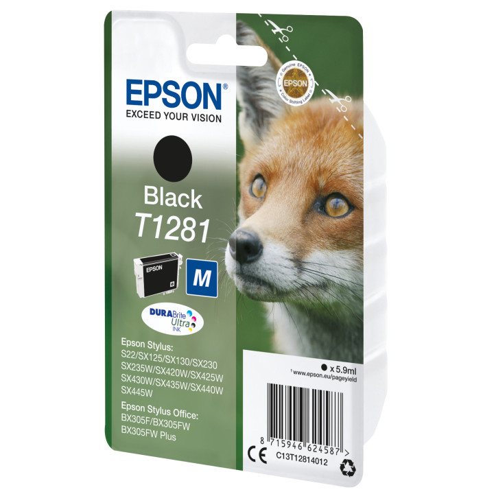 EPSON CARTOUCHE T1281 NOIR 