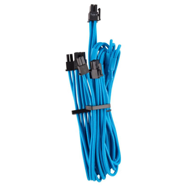 CORSAIR PREMIUM M SLEEVED SPLIT PCIE T4 2C BLEU 