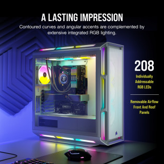 CORSAIR CORSAIR ICUE 5000T MIDI-TOWER. RGB. TEMPERED GLASS 