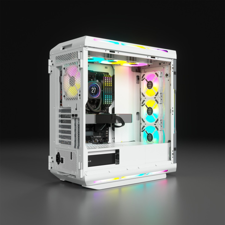 CORSAIR CORSAIR ICUE 5000T MIDI-TOWER. RGB. TEMPERED GLASS 