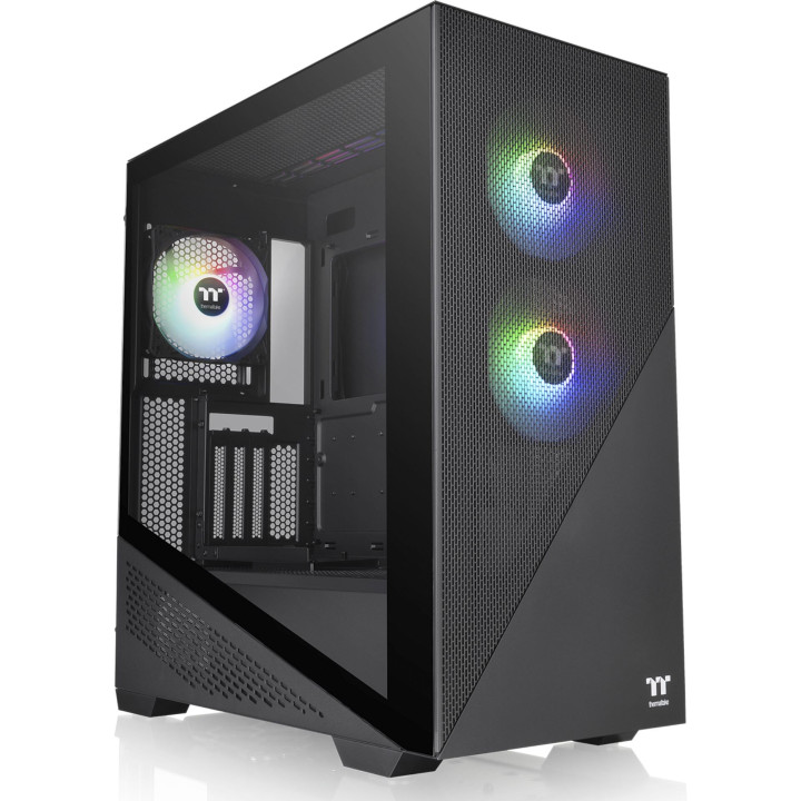 THERMALTAKE DIVIDER 370 TG ARGB BLACK - MT/SANS ALIM/ATX 