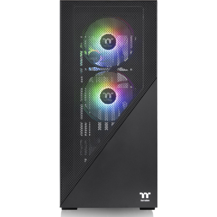 THERMALTAKE DIVIDER 370 TG ARGB BLACK - MT/SANS ALIM/ATX 