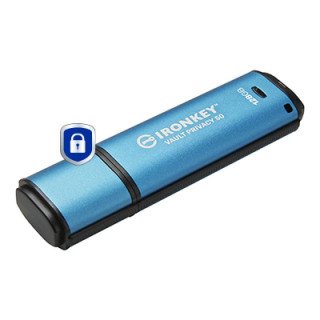 KINGSTON CLE 128GO USB 3.2 VAULT PRIVACY 50 IKVP50/128GB 