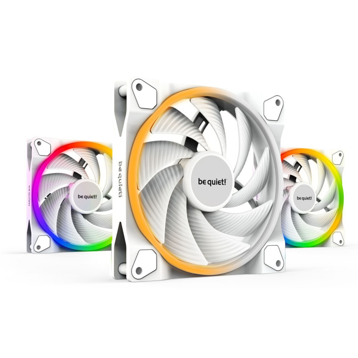 BE QUIET! LIGHT WINGS 140MM PWM ARGB HIGH SPEED KIT X3 BLANC 