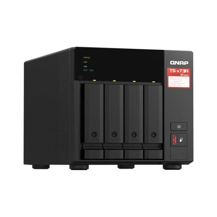 QNAP SYSTEMS TS-473A-8G 4 BAY 2.2 GHZ 4C/8T 