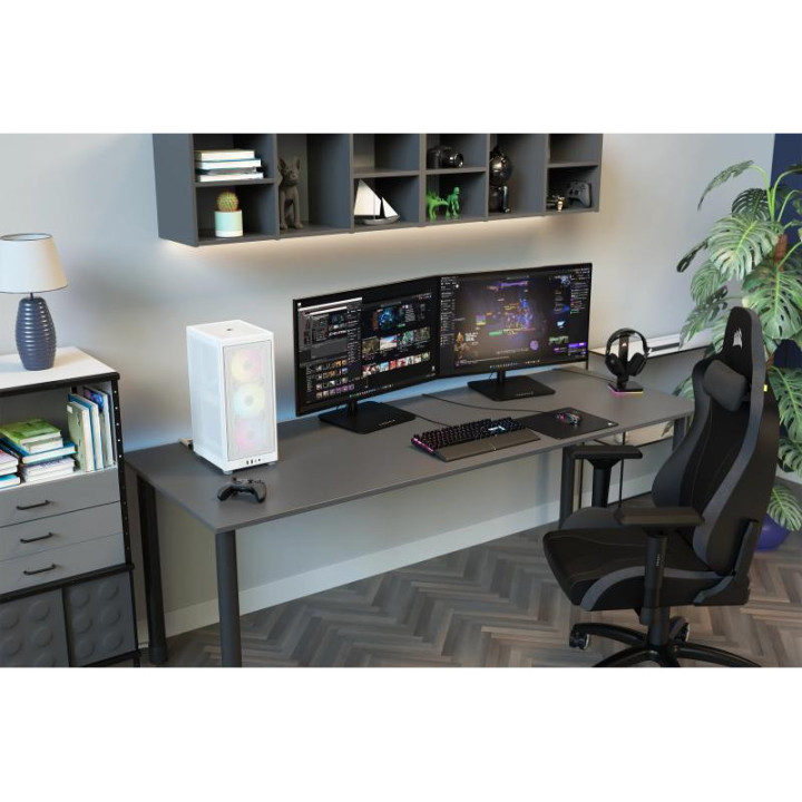 CORSAIR 2000D AIRFLOW RGB BLANC - MT/SANS ALIM/MINI-ITX 
