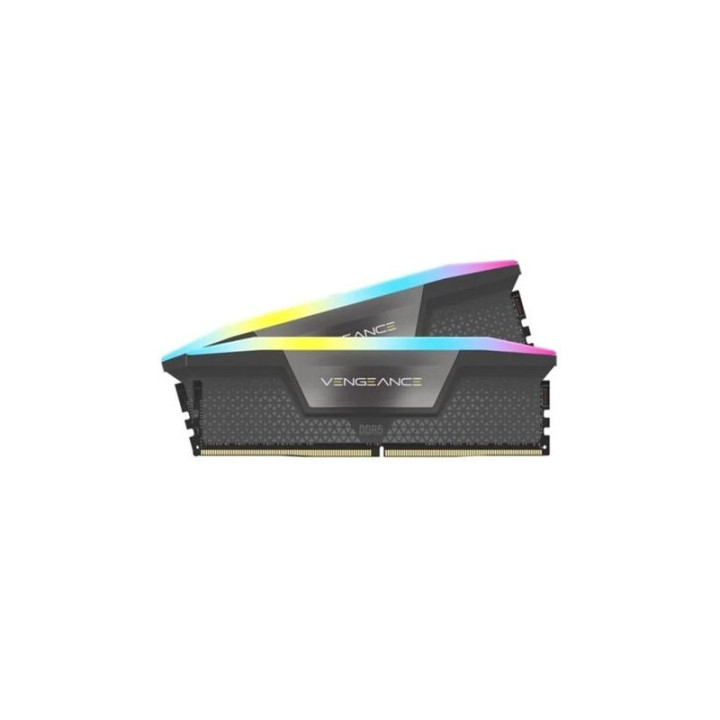 CORSAIR CMH32GX5M2B6000Z30K RGB (2X16GO DDR5 6000 PC48000) 