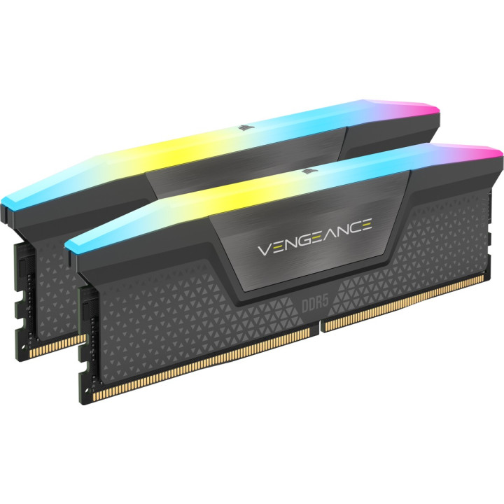 CORSAIR CMH32GX5M2B6000Z30K RGB (2X16GO DDR5 6000 PC48000) 