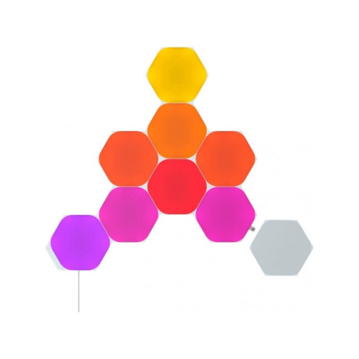 NANOLEAF SHAPES BLACK HEXAGONS STARTER KIT - 9 PIECES 