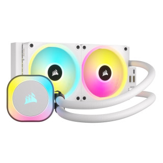 CORSAIR ICUE LINK H100I RGB 240 BLANC 