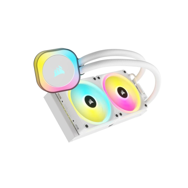 CORSAIR ICUE LINK H100I RGB 240 BLANC 