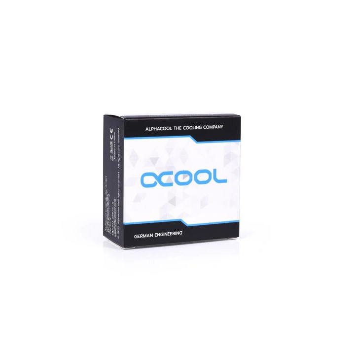 ALPHACOOL EISZAPFEN 8MM ROTATABLE G1/4 TO G1/4 - CHROME 