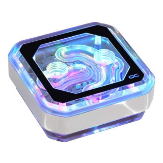 ALPHACOOL EISBLOCK XPX AURORA CPU - ACRYL CHROME/BLANC RGB 