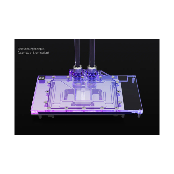 ALPHACOOL EISBLOCK AURORA ACRYL RTX4080 AMP TRINITY + BACKP 