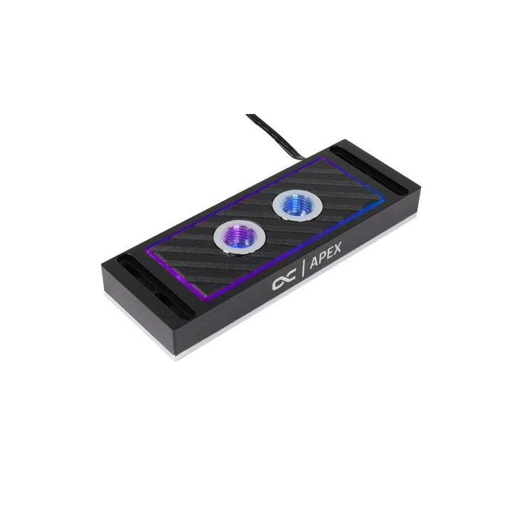 ALPHACOOL APEX D-RAM WATER COOLER ARGB - 4 SLOTS NOIR 