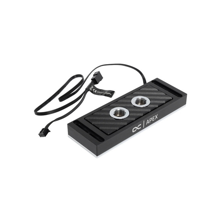 ALPHACOOL APEX D-RAM WATER COOLER ARGB - 4 SLOTS NOIR 