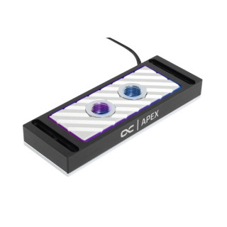 ALPHACOOL APEX D-RAM WATER COOLER ARGB - 4 SLOTS ARGENT 
