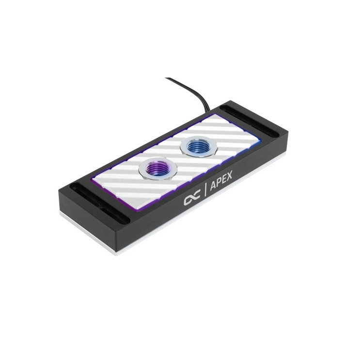 ALPHACOOL APEX D-RAM WATER COOLER ARGB - 4 SLOTS ARGENT 