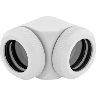 CORSAIR FITTINGS 90A HYDRO X XF HARDLINE - 14MM BLANX (X2) 