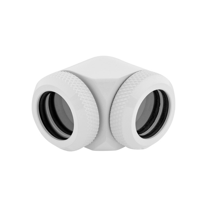 CORSAIR FITTINGS 90A HYDRO X XF HARDLINE - 14MM BLANX (X2) 