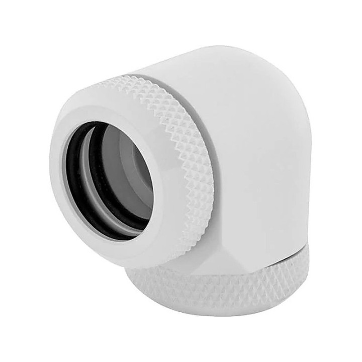 CORSAIR FITTINGS 90A HYDRO X XF HARDLINE - 14MM BLANX (X2) 