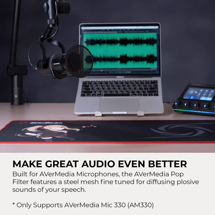 AVERMEDIA LIVE STREAMER POP FILTER - BA310 