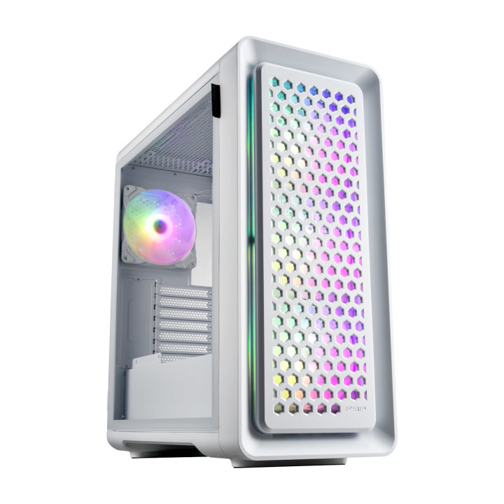FSP CUT593P - ULTRA TOWER/SANS ALIM/E-ATX - BLANC 